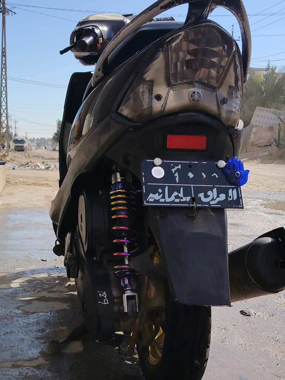 السلام عليكم دراجه ماكس عدله للبيع كفاله عامه 
تفاصيل أكثر خاص مكان نجف ابو صخير رقم موبايل ***********
