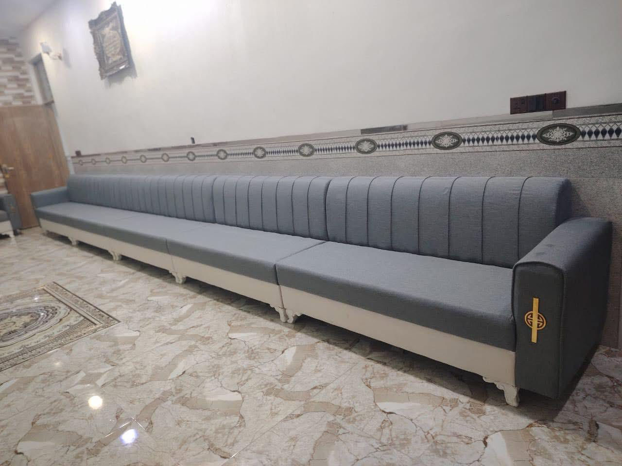 شغل جديد درجه أولى مع الضمان 
تفصال ديوان حسب القياس المطلوب 
الشغل ضمان الخشب والقماش والاسفنج 
الشغل بالنقد وباالتقسيط 
العنوان قضاء الخضر الصوب الكبير شارع مركّز الشرطه 
الاستفسار ***********
