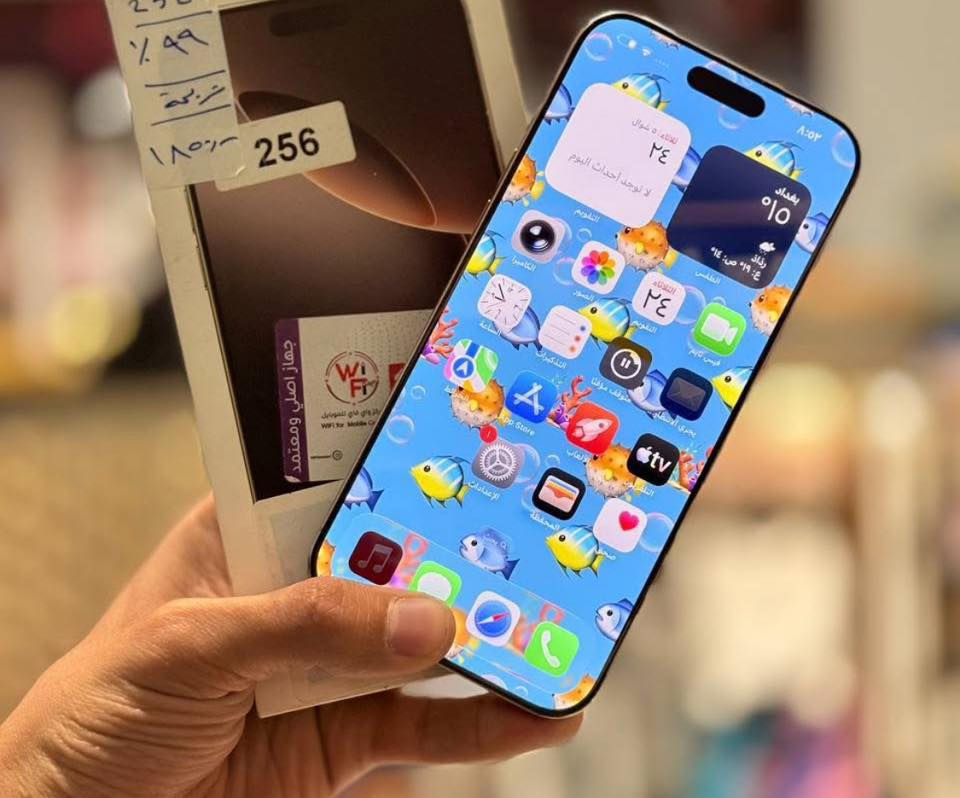 ايفون 16 برو ماكس نظافه 95‎%‎ السعر 600الف مكاني للاستفسار ***********
