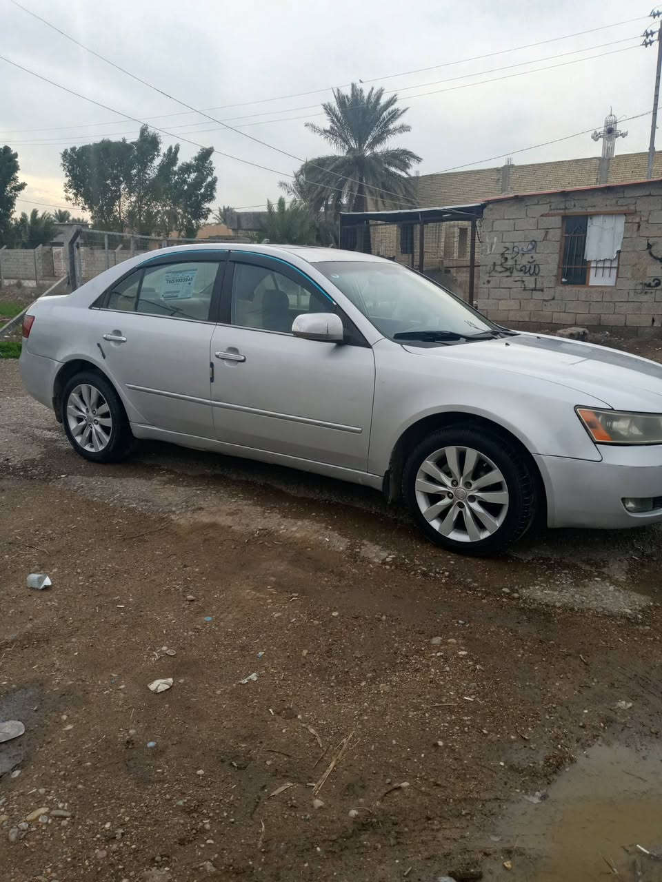 السلام عليكم اخوان سوناتا موديل 2007 بغداد بأسمي 
مصبوغه احزام ضرر جامرلغ الأمريكي خلفي سياره حلوه ونضيفه العنوان ديالى خان بني سعد *********** 
السعر 95
