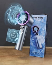 مروحة يدوية • تبريد ثلجي • بطارية ٣٠٠٠–٥٠٠٠mAh