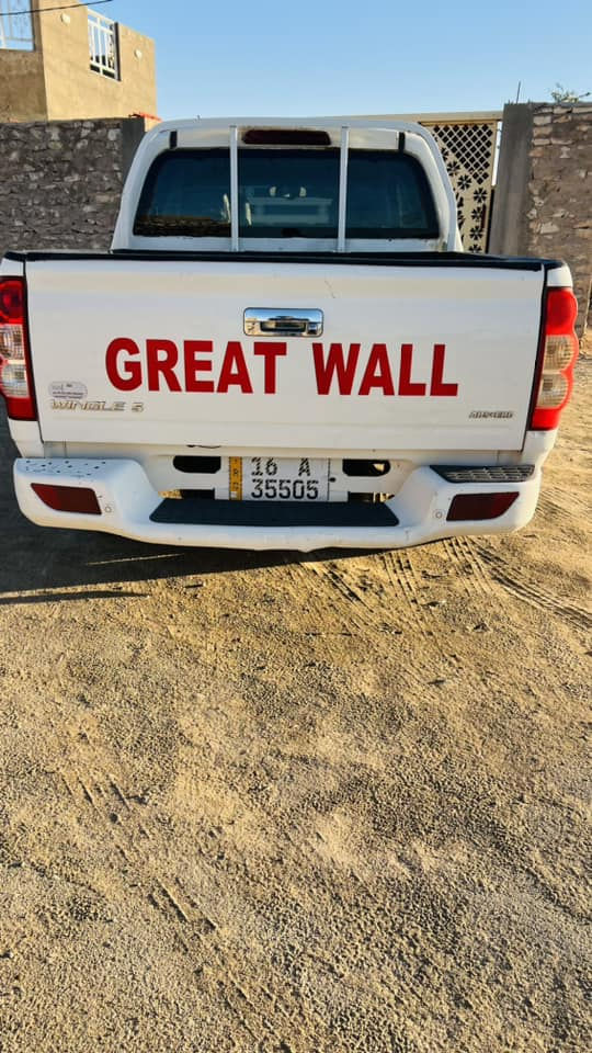 السلام عليكم 

كريت ويل موديل 2020. رقم قادسية انكليزي. جديد وسنويه جديده   مداور ثاني يوم.   السياره. (مكلوبه. )ومصلحه 

جاهزه من كلشي. محرك كير. اكسن شاصي شرط الفحص 
السعر 95 بيه مجال بصيط.  مكان السياره السماوه 
استفسار اكثر  اتصل على الرقم وتدلل 
‭0783 469 9951
