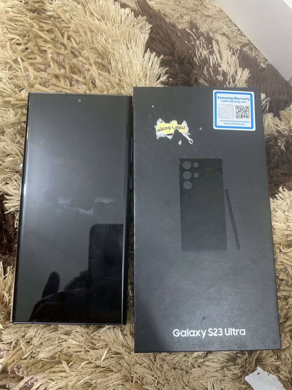 سلام عليكم جهاز s23 الترا ذاكره 256 جهاز اخو الجديد مكفول دبل سيمكارت  من كلشي نضافه 95 كامل ملحقات  للبيع  مكاني بغداد ***********
