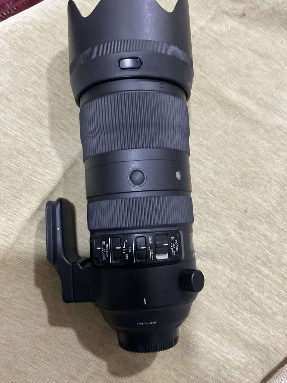 نيكون 610 بدي وعدسه 70-200 سيكما
الاصدار الثالث فتحة 2-8 نظيفات جدا جدا 

سعر العدسه : مليون و 250 الف 

سعر البدي :  675 الف 

اذا تاخذهم الاثنين سويه ( 1،850،000 )

مكاني بابل

***********
