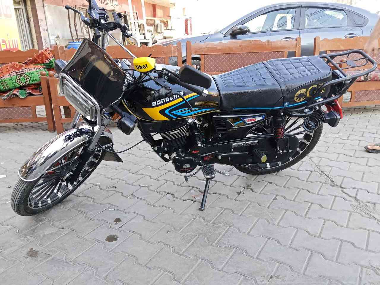 دراجة ايراني ضاغطة وزنجيل للبيع مكفولة كفالة عامة أي نقص ما بيهة 2026 مكاني بغداد العضمية السعر 850 ***********
