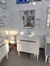 مغسلة كاونترية ٨٠سم • مغسلة بورسلين ١م • الانبار حديثة