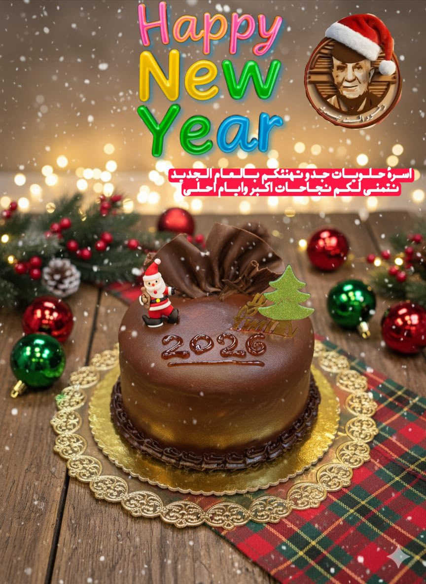 في نهاية سنة وبداية سنة جديدة... ماكو  أحلى من  كيكة جدو  تشاركها مع أصحابك وحبايبك

طبقات هشة وخفيفة وغنية بالكريمة

للحجز مراسلة الصفحة أو الاتصال على الأرقام الظاهره📞
***********
***********‬

العنوان/الكوت/الهورة/شارع فندق قطر الندى

يفتح المحل الساعة ال(8)صباحًا ويغلق الساعة ال(2)ليلًا
