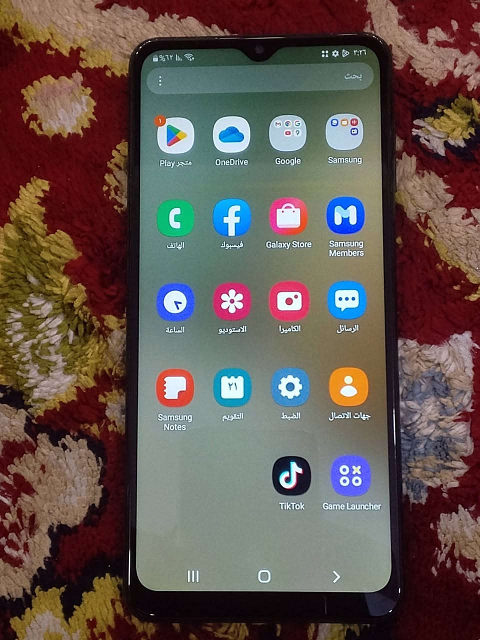 يااللة سلام عليكم شباب وبنات تليفون كلكسي سامسونك A12  لون اسود ذاكرتة ٦٤ بطارية ٥٠٠٠ بوبجي ٦٠ فريم شاحنتة تايبسي جهاز جديد ونضيف كلش مكفول كفالة عامة وبلعافية على الياخذة مال جناي اللة يشهد مكاني بغداد الحرية السعر ٩٠ الشراي يراسلني خاص او يتصل بالرقم *********** بي واتساب واهلا وسهلا بلجميع
