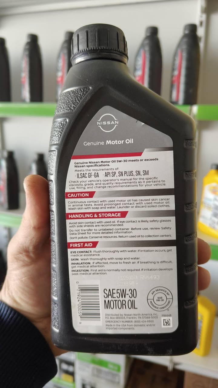 يتوفر لدينا زيت محرك نيسان و موبل ون
 Nissan motor oil vs mobil 1
اصلي و معتمد مع فلتر مجاني
عنوان كركوك تسعين قرب حفته بازار مقابل دائرة الرقابة المالية
توجد خدمة توصيل كافة المحافظات
للاستفسار المراسلة على الوتساب
***********
