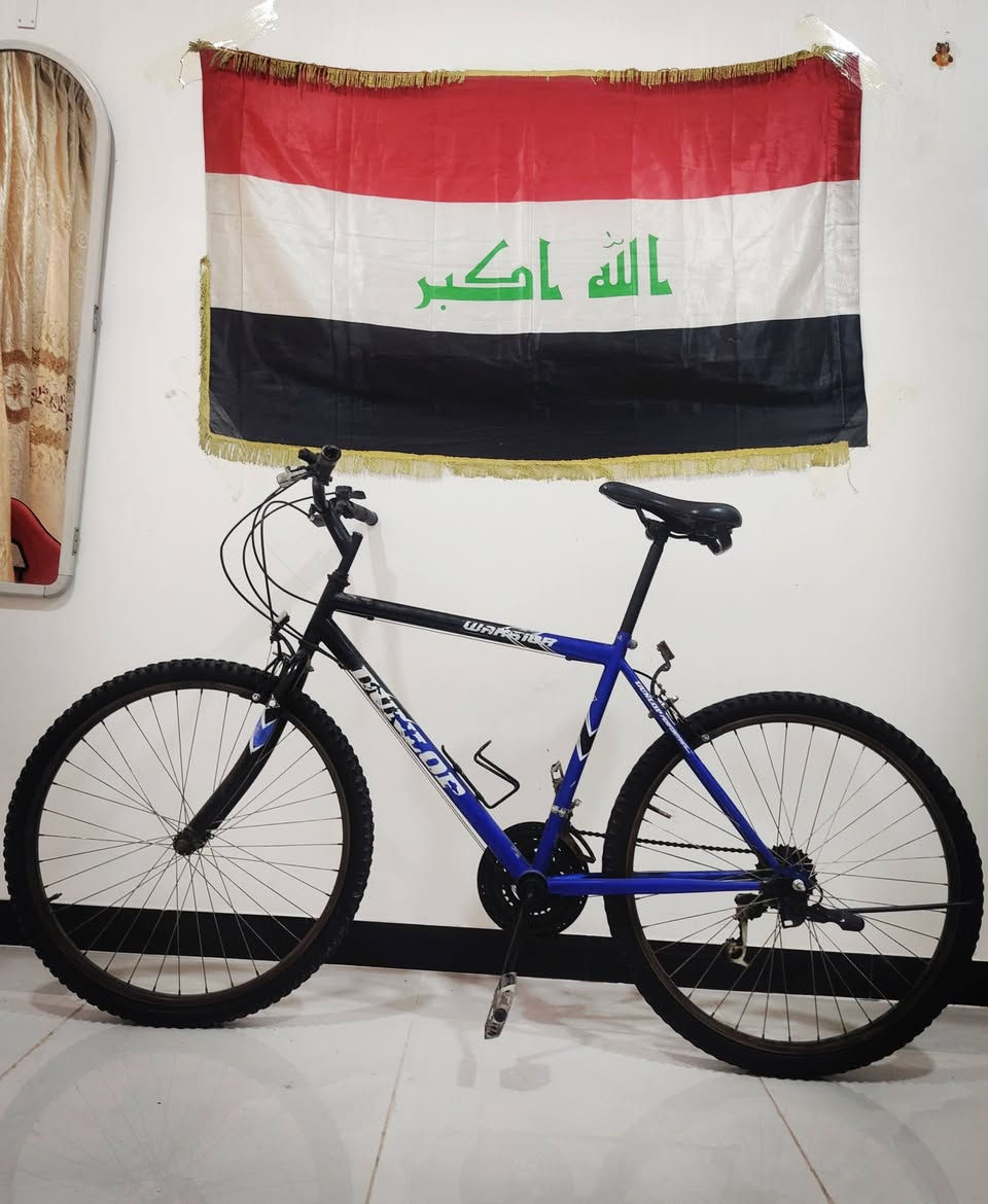 للبيع بايسكل مستعمل.
حجم 26.
نضافة 80 %.
كير خلفي 6 نمر.
كير امامي 3 نمر.
كير تحكم امامي خلفي شغال.
برك امامي وخلفي شغال.
مع ملحقات :قفل اصلي. جاملغات. حاملة غراض.
السعر 100 الف.
الرقم :***********.
