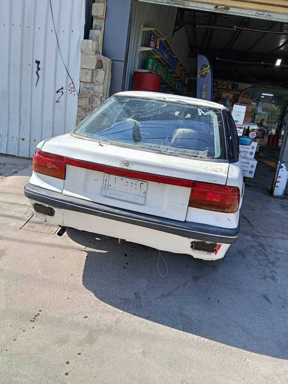 السلام عليكم 
متسوبيشي موديل 91 رقم ديالى شرط تحويل 
السنوية ساقطه ب20 شغاله نكره سلف لمكينه بيها تبخير 
السعر 15
استفسار *********** ديالى بعقوبة
