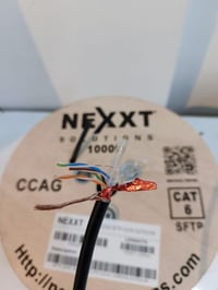 توفرت بكرة نيكست  305 متر  دبل تسليح دبل تغليف CAT6 سعر 100 الف توصيل ...