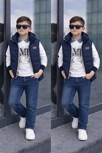 طقم ٣ قطع • مقاسات ١٣-١٦ • ملابس أطفال