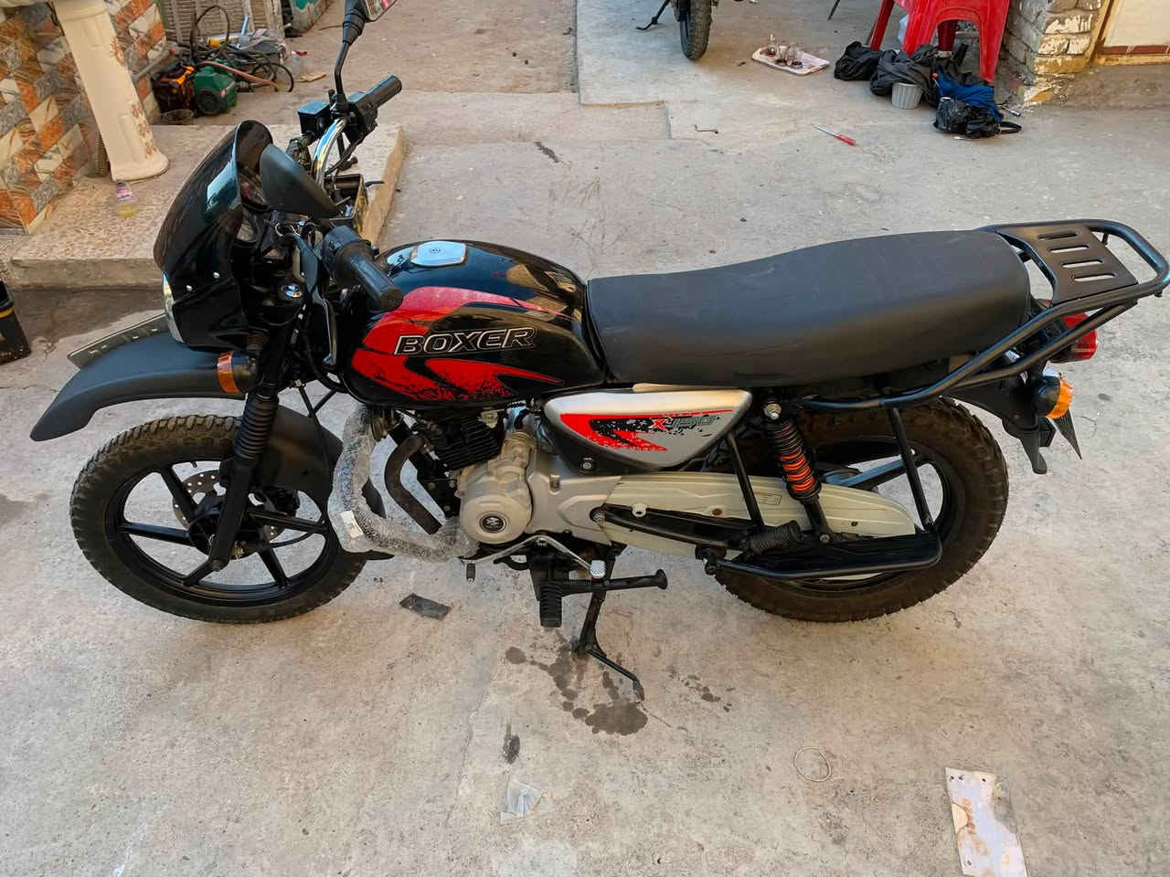 بوكسر مديل 23 رقم وسنويه بغداد انكليزي تحويل ثاني يوم الدراجه كفاله عامه ماشيه 13 حقيقي جيب فيتر وتعال افحص وبيك خير ودلل مكاني بغداد الشعب مقابيل شارع الصحه سعرها2550 وبيها مجال 
***********اتصل وتدلل
