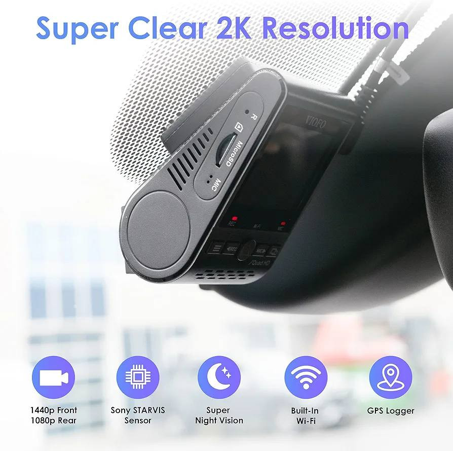 كاميرا VIOFO المزدوجة للسيارة، كاميرا أمامية وخلفية بدقة 2K 1440P 60 إطارًا في الثانية + 1080P 30 إطارًا في الثانية مع واي فاي ونظام تحديد المواقع العالمي (GPS) ووضع ركن السيارة والتسجيل في حالات الطوارئ ومكثف فائق وكشف الحركة (A129 Plus Duo

السعر 125 مع التوصيل قفل


**إذا كنت صاحب هذا الإعلان وتريد حذفه لأي سبب، رجاءا أرسل رسالة إلى الدعم الفني**