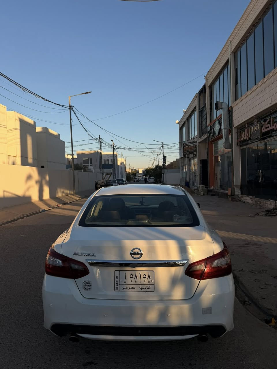 نيسان التيما 2018 رقم قادسية مداور ثاني يوم 

SV

بصمه 

كامره 

حساسات 

المواصفات المعروفه عن الSV

بيها قطعه وحده صبغ جاملغ ايسر امامي 

وبارد بالجاملغ الخلفي الايمن وشخط واحد بالباب الخلفي الايمن كما موضح بالصوره 

السعر 118$ وبيه مجال  ***********
مكان السياره النجف الاشرف
