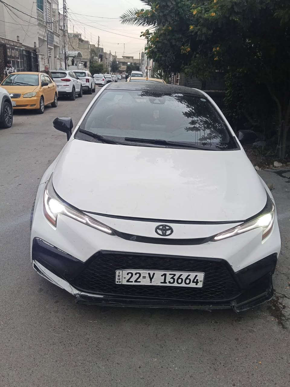 السلام عليكم للبيع كورلا 2022 APEX
لون ابيض قمارة بلادي اسود
اكزوز رياضي بلادي دوسات بلادية لايت زنون 5بصمة دخول ذكي 
رادارات 360 شاشة كبيرة كار بلي تبريد وتدفئة كشنات جلد
حادثها 3 قطع الأمامية بيها ملاحظات مصورها 
السعر 128$ رقم اربيل ب اسمي 

***********
مكاني حي الجهاد
