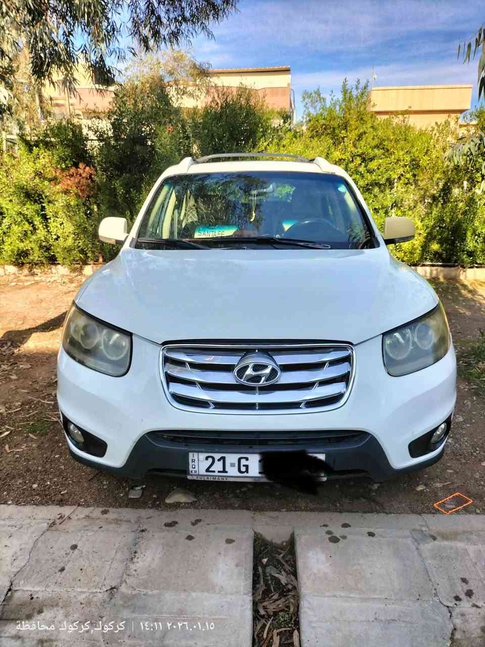 سنتافي 2009محرك 6 صبغ 4قطعة سنوية جديد وبطاقة بنزين السعر 115ورقة اتصال برقم ***********
