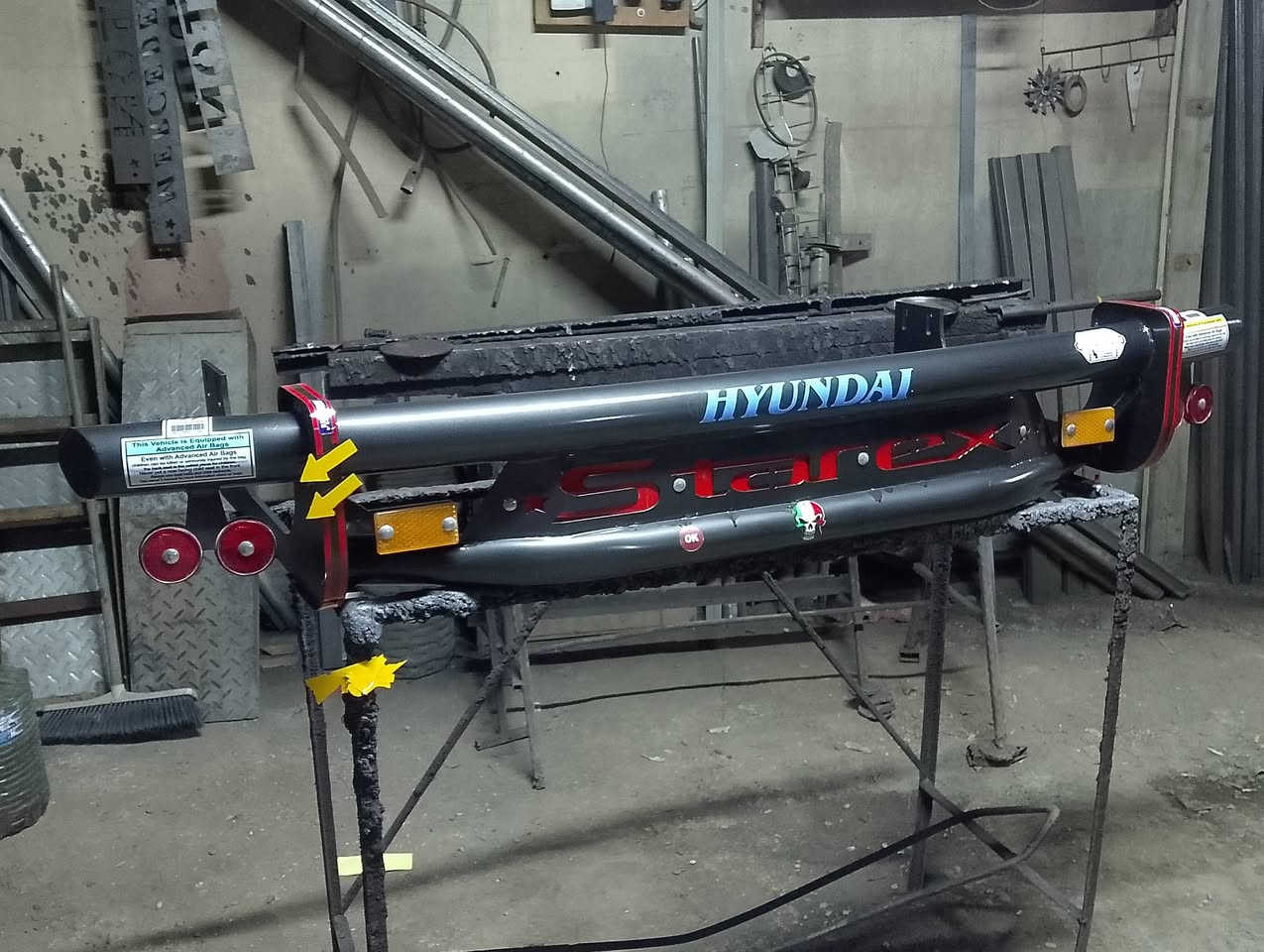 سلام عليكم اخون يوجد لدينا دروعة خلفي استاركس وسيبايات ودوسات مكان كركوك طريق عمل  للااستفار ع رقم *********** اخوكم مصطفى حدادة
