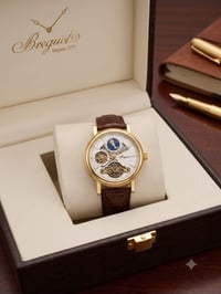 شباب ساعه بريغيه اوتماتيك توربيون توقيت عالمي ومحلي توقيت اطوار مراحل ...