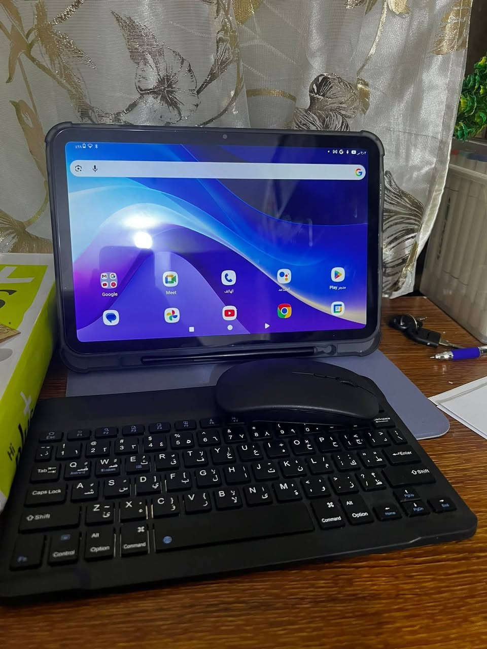 للبيع تابلت G-tab Pad 11 جديد ما مستخدم نفس هاذا ممتازة جداً ✨
💎 المواصفات:• شاشة كبيرة 11 إنش – واضحة ومريحة• معالج قوي وسريع (MTK G80)• ذاكرة 128GB + رام عالية• يدعم شريحة اتصال + إنترنت 4G• مناسب للدراسة، ، ومشاهدة الأفلام 🎮📚

📦 الحالة: نظيف جداً، بدون مشاكل🔋 البطارية قوية وتدوم🎁 مع الكرتون وجميع الملحقات

💰 السعر: ( 250)📍 
الموقع: (بغداد )


**إذا كنت صاحب هذا الإعلان وتريد حذفه لأي سبب، رجاءا أرسل رسالة إلى الدعم الفني**