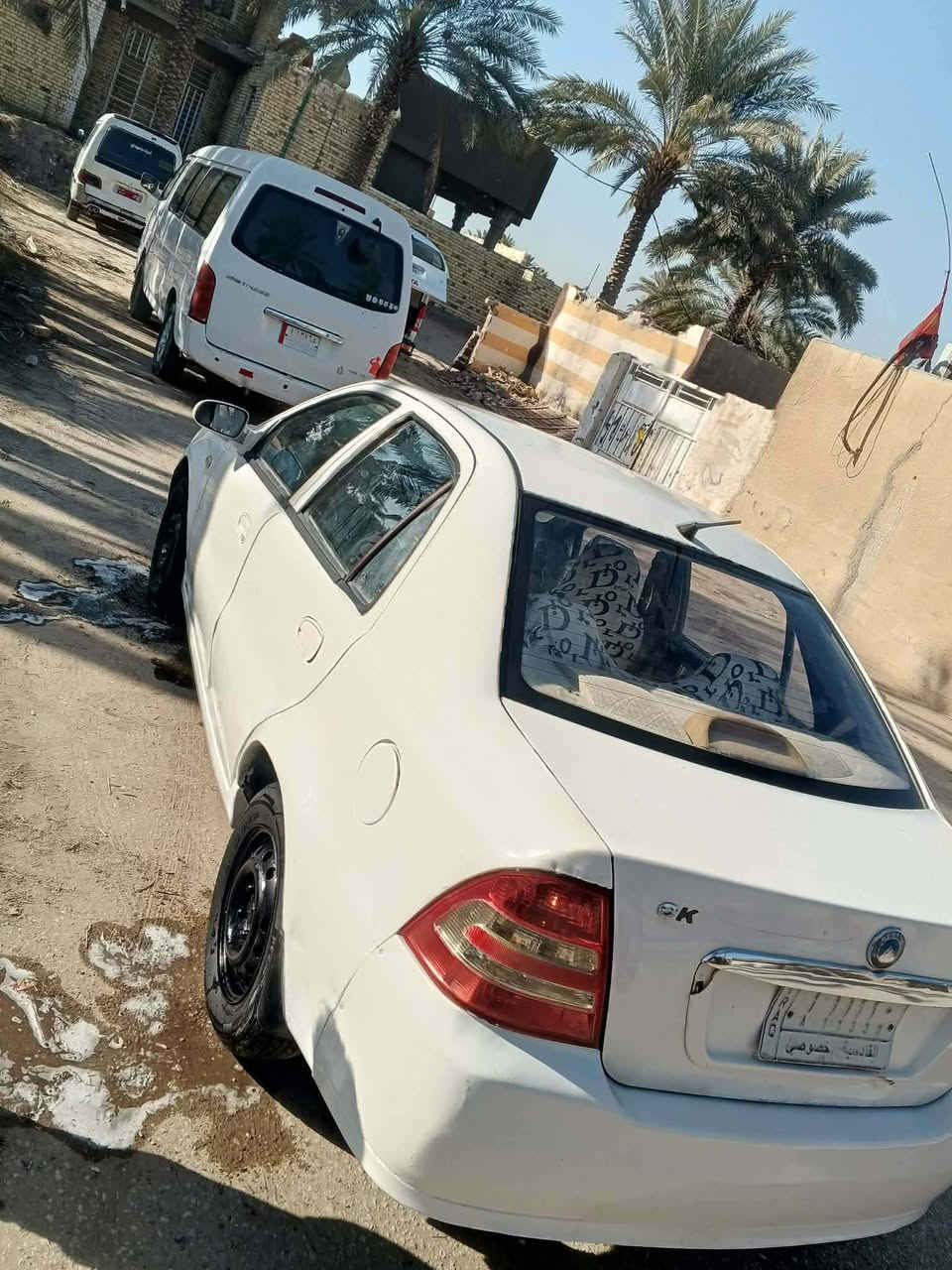 سلام عليكم سيكي موديل 12 سياره مكفوله من ضربه قويه والمحرك والكير والحداديه جدد رقم قادسيه سنويه صاقط 24 مراوس حسب قناعه سعر 30 وبيه مجال شي قليل ***********
