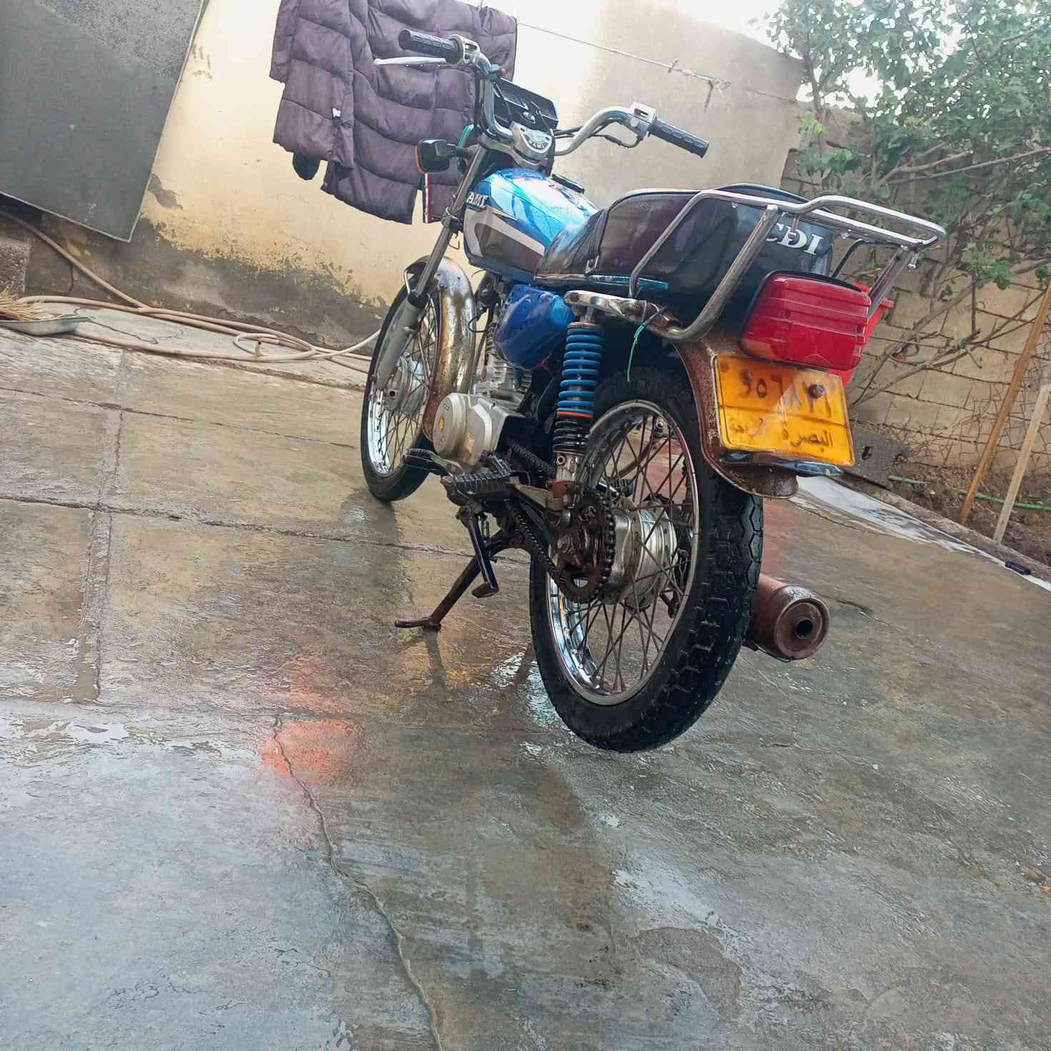 سلام عليكم دراجه رقم وسنويه نامه متياز  راعيه موجود يمته ماتريد تحول يحولك موديل 14 منتهيه بل 21. سعر مليون وبيه مجال للشراي
العنوان:بصره شط العرب الريان 
رقم الهاتف:***********
