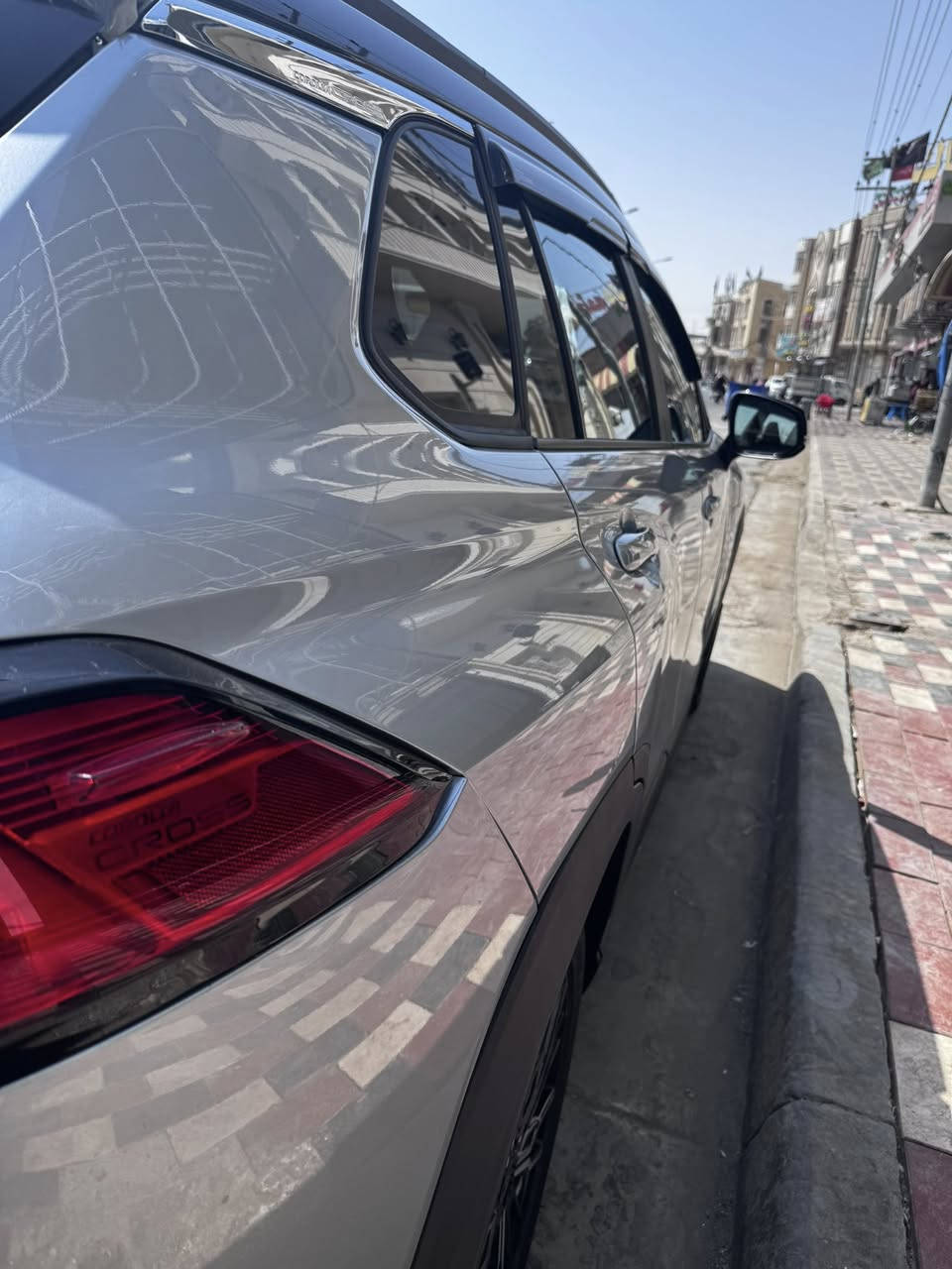 السلام عليكم …
أرجو قراءة المنشور قراءة المنشور للأخير
كل شئ تريد معرفته مكتوب بالتفاصيل

كورلا كروس فروتلاندر هايبرد  XSE

اللون سلفر لونين قمارة اسود 2024

محرك 2000 هايبرد

بلاك اديشن / علامات + تطعيم ⬅️ بيانو بلاك

 وراد كندي ماشية 12 الف km قابلة للزيادة 

 تبديل الصندوق فقط فقط فقط فقط فقط

الصندوق البلادي موجود انطي مع السيارة     

1- بصمه 

2- فتحه 

3- شاشة الكتروني متغير 

4-  كامره خلفية 

5-نقط عمياء

6-رادارات امامي خلفي جانبي

7-مقاعد جلد 

8-مقعد السائق كهرباء

9-بك لايت لد

10- لايت لد + زينون

11- شاشة كبيرة لمس

12. تثبيت سرعة

13- اشارة جانبيه بالمرايا

14- تخم تاير + ويل كب كبير 18

15-تحديد مسار 

16-صندوق كهربائي

17- فول تحكمات ستيرن

18- سستم صوت JBL

19- شحن وايرلس

20-نظام gps خرائط

21- مقود جلد يجي بالفول فقط + شفتات مع شفتات

22- حساسات امامي خلفي

23 - تشغيل عن بعد 

24 - اوتو هولد  

25 - المرايا الوسط ( تعتيم ذاتي)  

26 -ثلاث انظمة قيادة ( ايكو -سمارت -سبورت)

27 - سياره فور ويل درايف

17 - نظام نزول منحدرات 

28 - - تبريد قطعتين امامي خلفي 

29 - شاشه ابل كار بلي

وباقي مواصفاتها معروفة

فول ماكو اعلى منها موصفات

سياره بسمي مرقمة جاهزة رقم دولي بغداد  

***********
