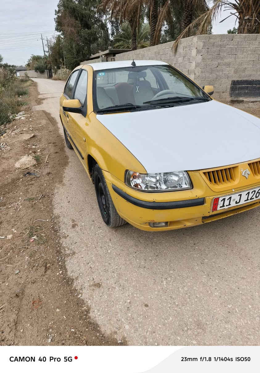 السلام عليكم سمند موديل 2012 سياره خير من الله هزه جديده رقم انكليزي مصفره هيئه ومرور تخم تاير حداديه خير من الله سياره معمره دوسات مالتها الروس مالتهن وبيها رشات صبغ بسيطه مكانها بغداد بسمايه مجمع الاحسان قرب قريه 10 السعر 35 وبيها مجال بسيط  ***********
