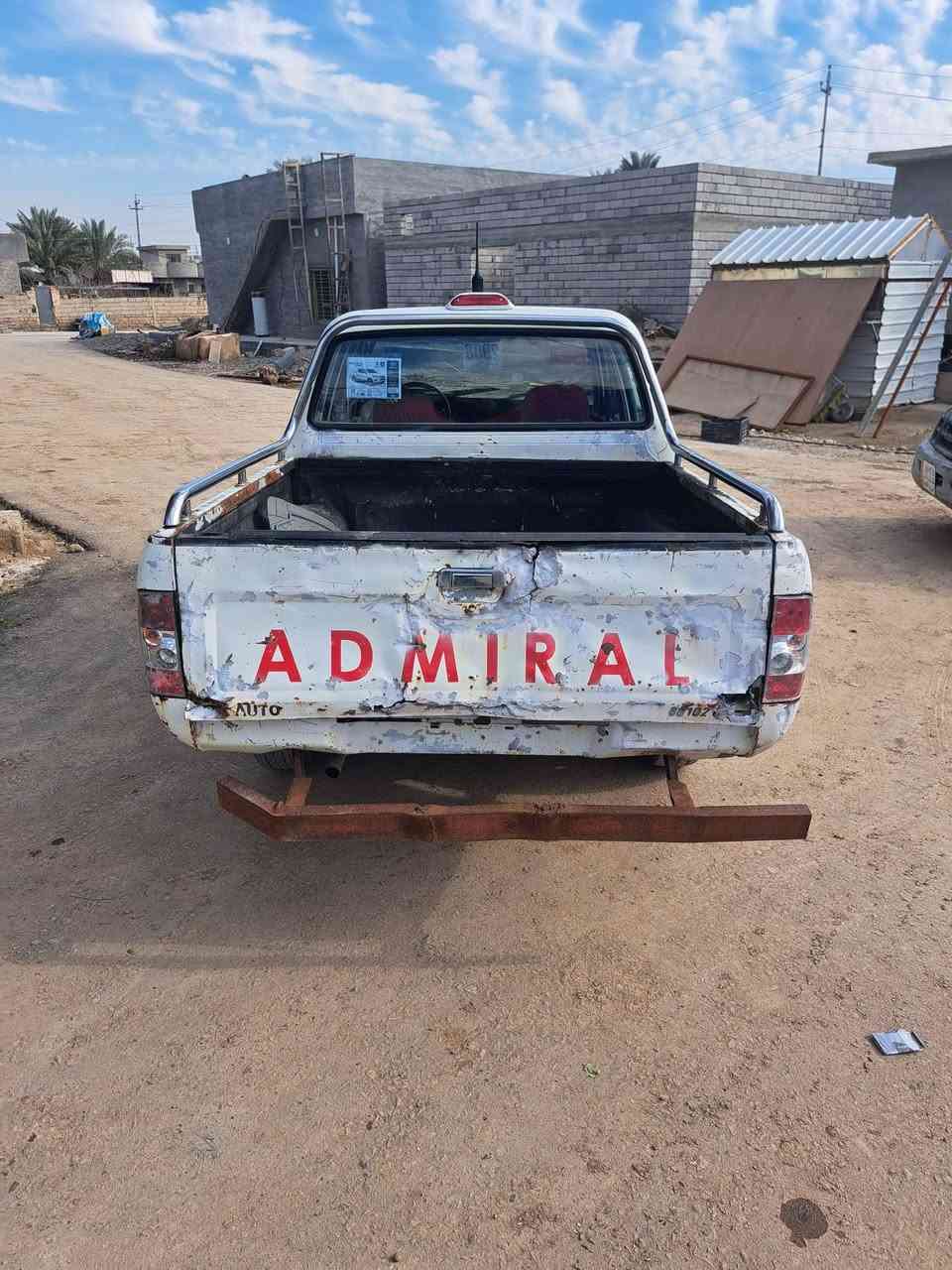 السلام عليكم
بكم ادمرال ٢٠٠٦ منفيس
كير محرك شرط 
كهربائيات كلها شغاله تايرات جدد 
مكان تكريت البوهيازع 
السعر ٢٥ وبيها مجال بصيط 
للستفسار ***********
