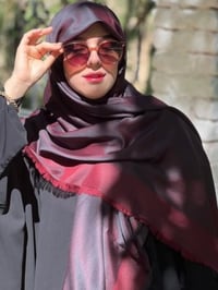 ربطه ١٤٠ • برغندي • قماش قطني