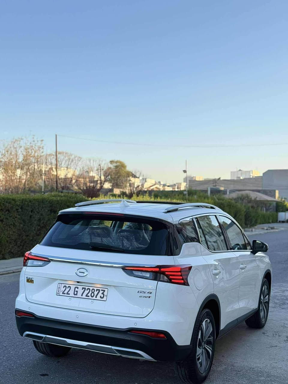 جی ای سی GAC GS4 مۆدیل 2023 فول مواسفات  
سلاید و بەسمە و شغال بڕێک بەسمە و ئـۆتۆ هۆلد کوشین جلد تە برید مە رکە زی
 5 کامیرا حساس شاشە الکترونی
سفری شەریکەی فەرمی GAC یە 
تەنیا 20 هەزار کیلومتر رویشتووە
بێ بۆیاغ بێ تعدیل بەشەرتی گێر مکینە تحویل

سعری 153 وەرەقە و مجال
ژمارەی خاوەنەکەی٠٧٥٠/٤٤٣١٣٠٣
*********** أربيل, العراق
