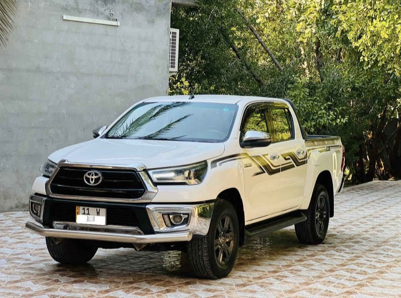 سلام عليكم
هايلكس موديل 2021ساز رقم بغداد مميز بسمي الجديد تحويل مباشر 
مواصفات 
بصمه 
بصمت ابواب
فور ويل 
داخل صاج 
يدات نيكل 
اشاير بلمري 
مري كهرباء 
طفايه بلاديه 
كشنات تدفئه تبريد 
شاشه اماميه 
كامره خلفيه 
ماشيه 88
السياره جاهزه اي نقص مابيهه 
وباقي المواصفات المعروفه بساز 

ملاحظه //السياره مكفوله من الصبغ والتبديل كفاله 

السعر 307

رقم تلفون ***********

مكان سياره ديالى
