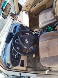 نيسان سني موديل  2008 لون ابيض رقم مميز واسط سياره  صبغ حزام وتبديل جا...