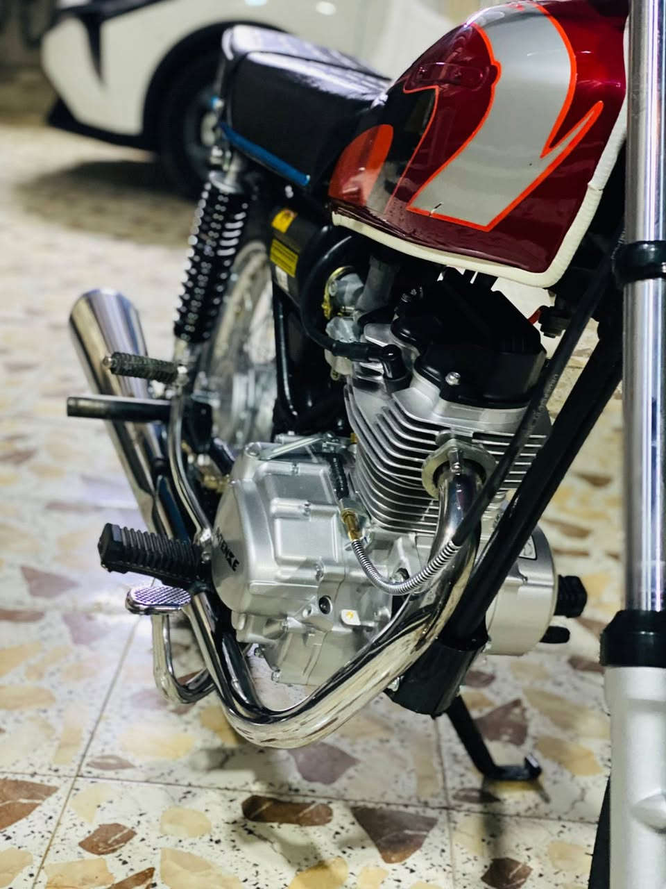 السلام عليكم البيع دراجه يراني تعمريه جديده 2026 صاله يومين من شدت دوات سعر خاص مكان بصره كرمت علي هاذ ***********
