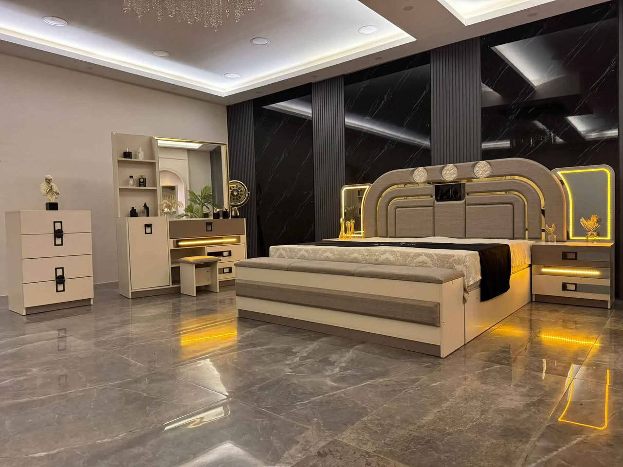 * غرفة تركي موديل باموك المودرن*
*10 قطع*. 
*1- ضهر بلوك*
*2- برغي وچوي حديد*
*سرير مخزن جك*
*5- شغل درجه اولى*
*السعر🔥 مليون و 650 الف 🔥  
توصيل بغداد مجانا 
اطراف 25 الف 
محافظات 100 الف بغداد, العراق


**إذا كنت صاحب هذا الإعلان وتريد حذفه لأي سبب، رجاءا أرسل رسالة إلى الدعم الفني**