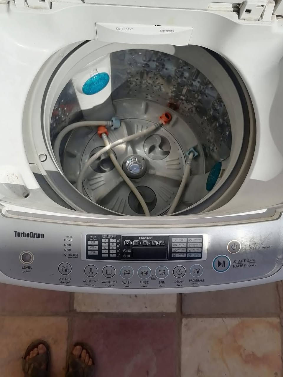 السلام عليكم ورحمة الله وبركاته غساله ال جي ١٥ كغم فول اوتماتيك مستعمله شغاله بحاله جيده جدا للبيع
السعر ٢٢٥ الف دينار
كوفه حي ١٧ تموز
هاتف *********** ابو عبدالله
