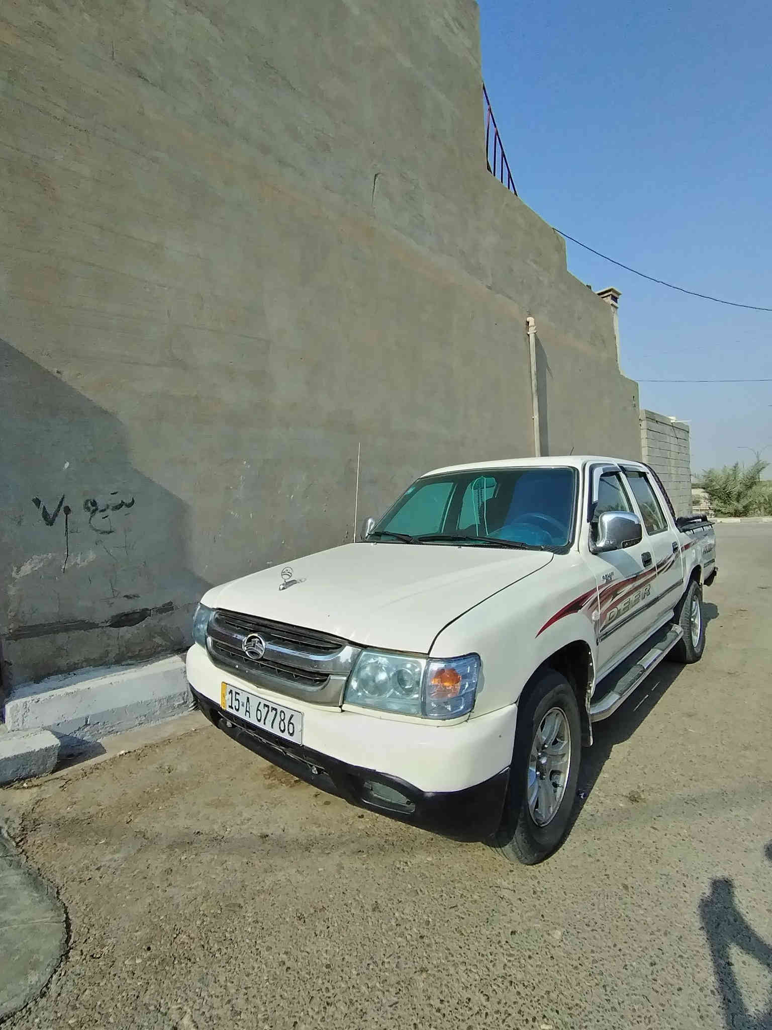 السلام عليكم
بيك اب دير
2011
كفاله من الصبغ والضربه عده ملاحضات بارد
مكفوله كير مكينه صدر امامي خلفي كله بشرط تبريد ثلج
رقم انبار الجديد سنويه جديده ب اسمي تحويل ثاني يوم 
السعر:(68)
العنوان الانبار الخالديه
***********
