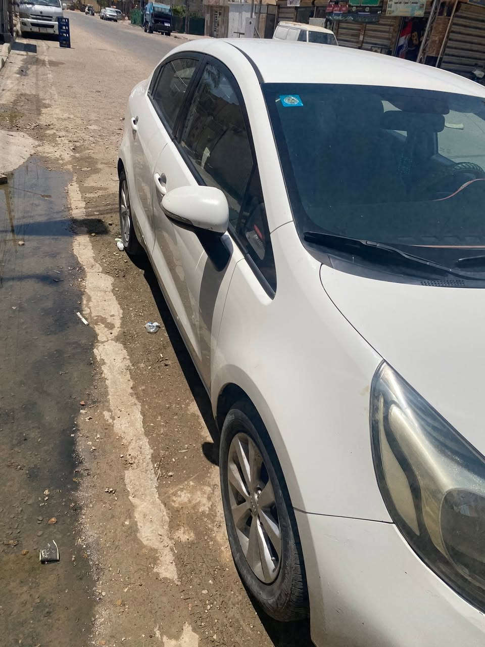 كيا ريو 13 خليجي فول مواصفات عده الفتحه مكفوله عامه قطره صبغ مابيها ولا بارد فقط طخه بسيطه بلباب محرك 1600 قطرتين  مري شفط اشاير بلمري هواي مواصفات  مكينه كير  تبريد جاهز  سعر 92 بيها مجال  بغداد التراث تقاطع درويش ***********
