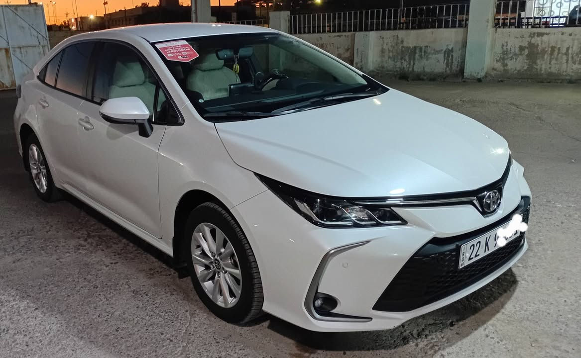 تويوتا..كورلا..٢٠٢٤ 
رقم أربيل 22 
هزه سنويه جديد 
محرك ١٨ دوش خليجي شركه ساز 
#السعر : ١٧٥ بيها مجال 
#العنوان: الموصل _ الحمدانية 
#الاتصال: *********** _ ***********
