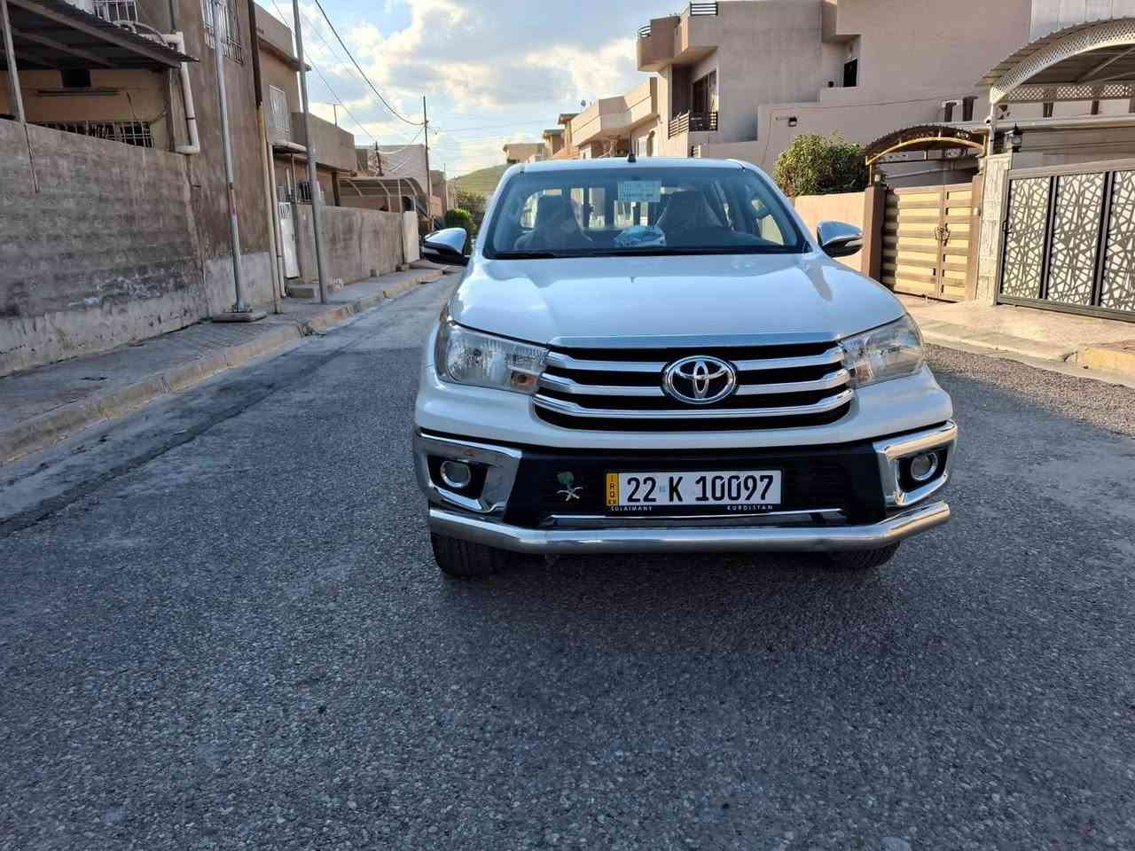 (((بسم الله الرحمن الرحيم)))
سلام عليكم....
 تويتا هايلوكس 2016 كير عادى فوول سيد نهرور بتل   . 
 ***********...
سيارة دينار مصرف مابي
كلشي جديد و كامل ..
سنويه لحد 2029 هزه و ره قم جديد شرط تحويل. رقم دولى 
، كير شرط.گاردن اكسل شرط. صدر لووك . كهربائي كامل شغال  
موصفات . .بتل. شاشه وكاميره .ده عامى نيكل.سلايت .دواخل احمر .ويل كروم. تبريد لمس فوول فوول
طيارات لووك.
 مكينه بدون صرف بيدون بوخار شرط مامفتوح...
***********
***********
سعر  مناسب خابر تدلل...........
..............

 تويتا هايلوكس 2016 كير عادى فوول سيد نهرور بتل
سه ياره كه زور جوان و پاكه مال دوسته.
سه ياره كه دينار مسروفى نيه لووكه...
هه موو گيانى به شرط افروشم ..
سه ياره كه سيد نهرو ى فووله لووك.... كركوك, العراق
