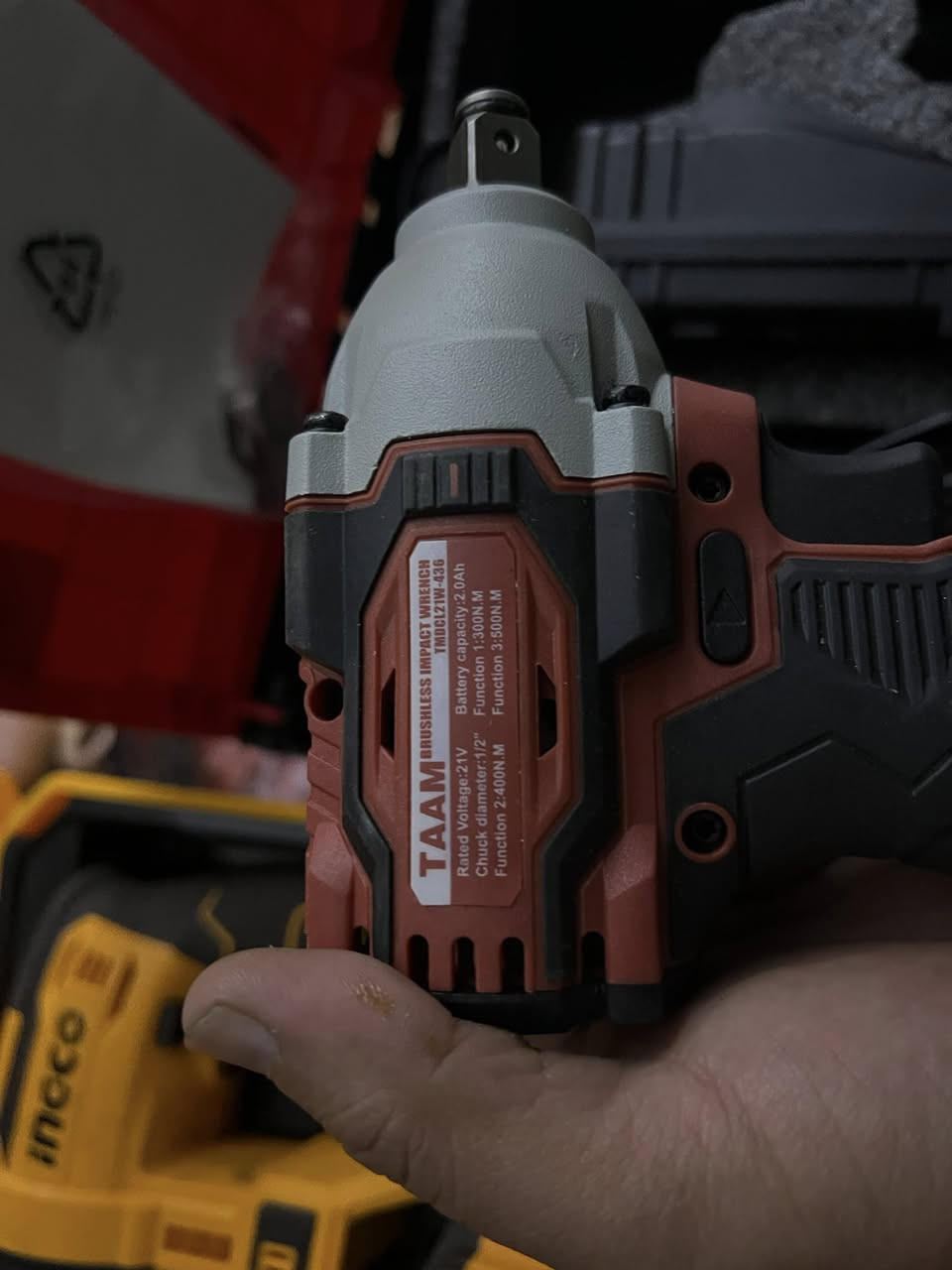 السلام عليكم

دريل همر 26ملم 2.5جول 

نظام 4حركات فتح وشد تزريف تفليش تثقيب

مع ادبتر

دريل لقمة 500نيوتن 

تريد لقمه تريد برينه يرهم

ابيع شلع ابيع شلع

سعرهم ب200ومكاني الرمادي


**إذا كنت صاحب هذا الإعلان وتريد حذفه لأي سبب، رجاءا أرسل رسالة إلى الدعم الفني**