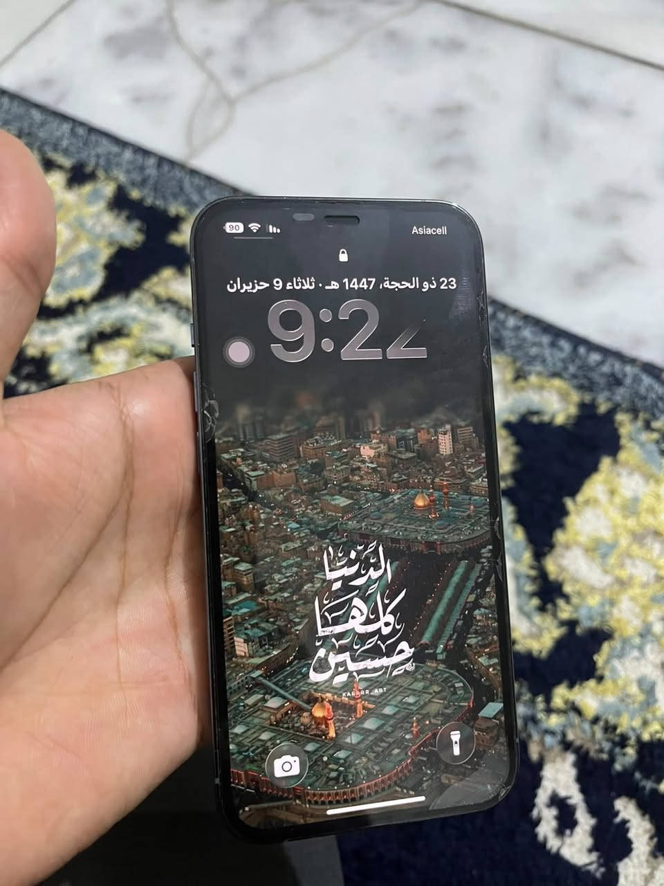 آيفون 13 برو للبيع 
- الذاكرة 256✅
- بطارية 77‎%‎✅
- ماستر ✅
- نظافة 100‎%‎ ✅
للاستفسار ع خاص وعبر واتساب ***********

