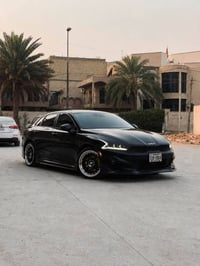 كيا K5 • كيا GT لاين • K5 GTline • سيارة سوداء • جلد احمر • محرك 1.6T ...