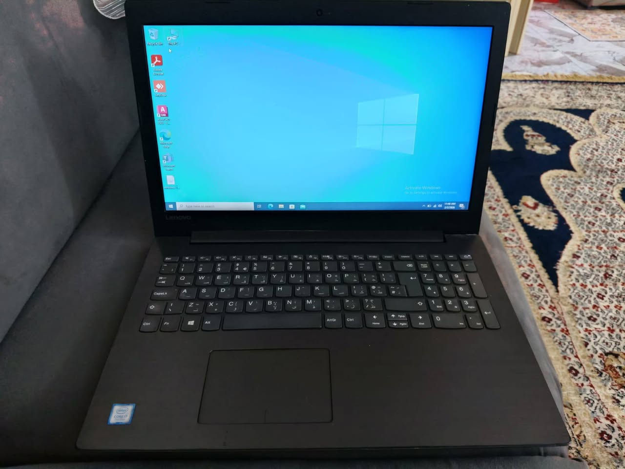 Lenovo IdeaPad 320-15IKB
المعالج: Intel Core i7-7500U (جيل سابع)
الرام: 8GB
نظام: Windows 10 Pro
شاشة 15.6 إنج
كرت شاشة مدمج  Intel HD 620
ضرر كلش بسيط ضربة مبينه بالصور ابد ما مأثرة عله شي 
السعر 250 مع توصيل قفل


**إذا كنت صاحب هذا الإعلان وتريد حذفه لأي سبب، رجاءا أرسل رسالة إلى الدعم الفني**