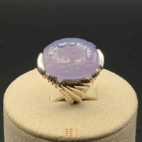 خاتم رجالي • عقيق يماني • قياس ١٨