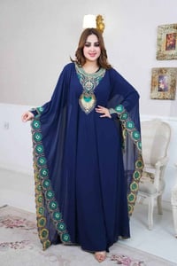 دراعة اماراتية • تطريز حاسبة • فري سايز ٦٠-١٢٠