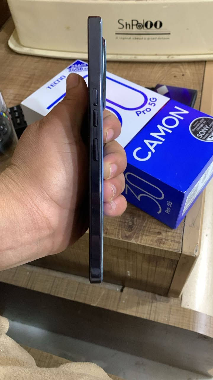 TECNO CAMON 30 PRO 5G
شاشة 144Hz  ذاكرة  256G رام 12+12  شاحن 70W 
كامرات من شركة SONY مثبت بصري  يشغل 90 فريم ببجي باقي الالعاب 120 فريم جهاز نظيف فقط الظهر مفطور بيع او مراوس ***********

