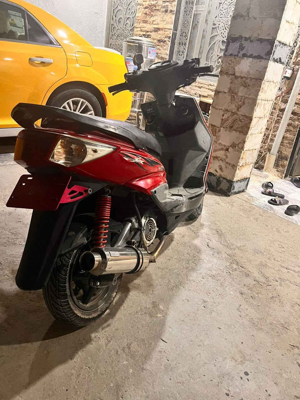 السلام عليكم دراجه سكنس فحل ياباني جداده فول ما بيه اي نقص اشتريته صارلي شهرين نزلته رمبا الدراجه كله جديده بعده بحالته الوكاله للاستفسار على الواتس *********** مكاني بغداد حي اور
