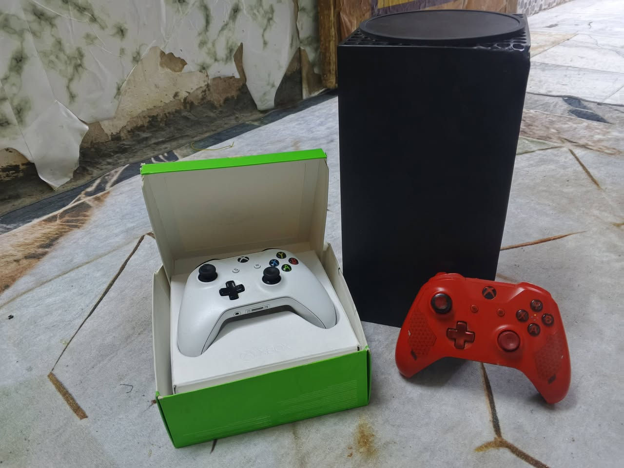 السلام عليكم جهاز  سيريس اس ذاكره 1 تيره اخذته من باب الشرجي من مخزن احترك ولحكو على جم قطعه بدون كارتونيه بي هاي لسعه بجعب بس جهاز لك اخذته مامشتغل ويا اثنين جوستك وحده احترافيه بلكارتون جديده وملحقاته  سعر 500   مكاني مدينه الصدر.


**إذا كنت صاحب هذا الإعلان وتريد حذفه لأي سبب، رجاءا أرسل رسالة إلى الدعم الفني**